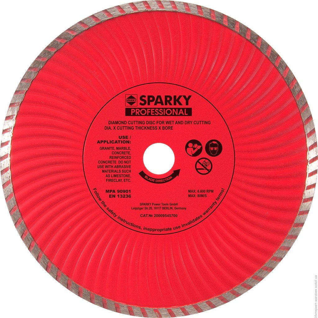 отрезные круги для болгарки sparky 230 мм